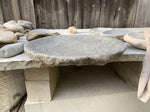 Handmade Quarried Granite Bird Bath - Dances With Stone
